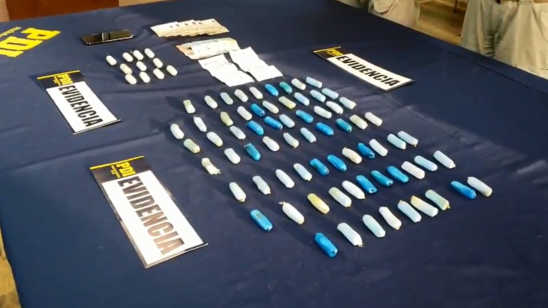 Turista fue detenido en el aeropuerto por portar 81 ovoides con éxtasis en su organismo