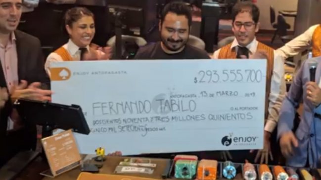 Apostó 30 mil pesos y ganó más de 290 millones en Antofagasta