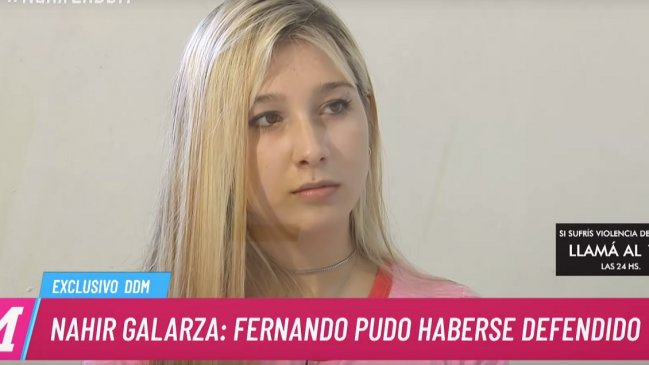 Nahir Galarza habló desde su encierro: Me siento culpable, pero no responsable