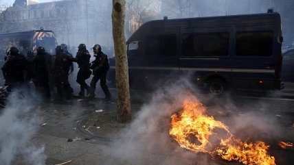 Francia: Intensa jornada de protestas de los 