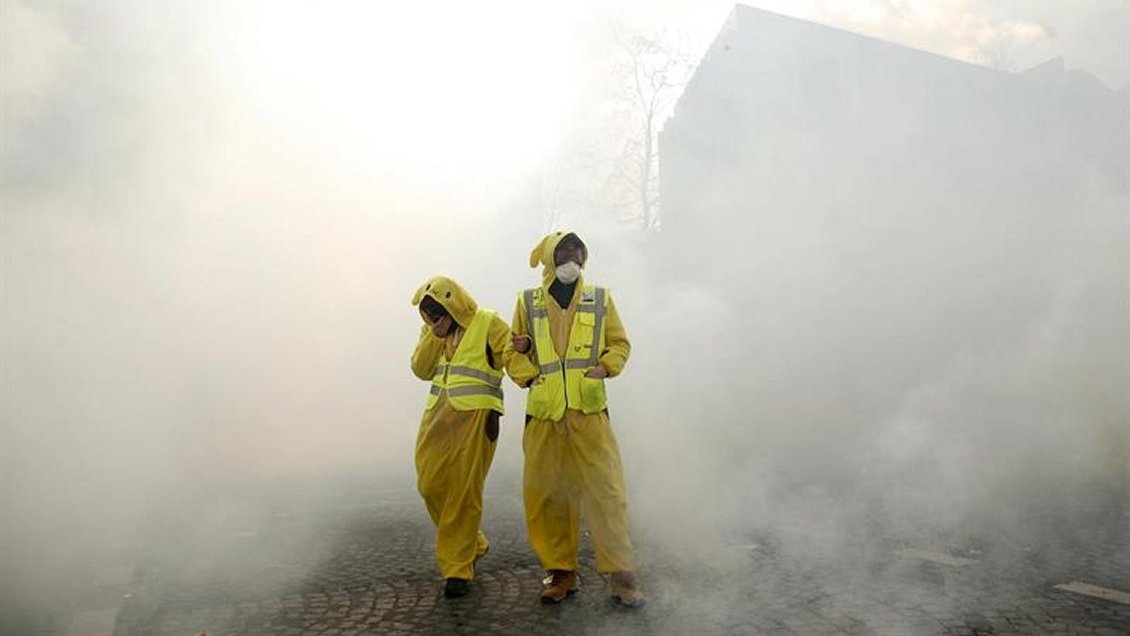Violenta jornada vivió París por nueva protesta de los 