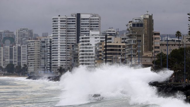 Armada emitió aviso de marejadas a contar del lunes entre Arica y Aysén