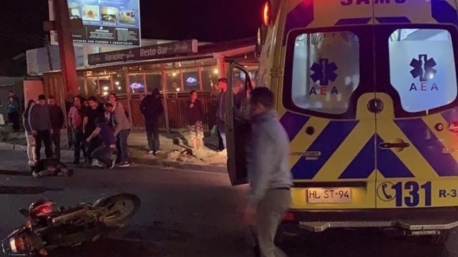 Quilpué: Motorista falleció tras chocar con auto y ser atropellado por un microbus