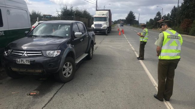 Hombre de 50 años en riesgo vital tras atropello en la Región de Los Ríos