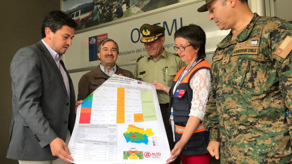 Conaf autorizó quemas agrícolas en Atacama, La Araucanía y Los Ríos