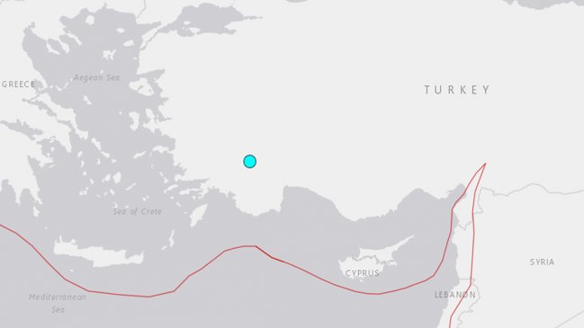 Un sismo de magnitud 5,5 sacudió el sureste de Turquía