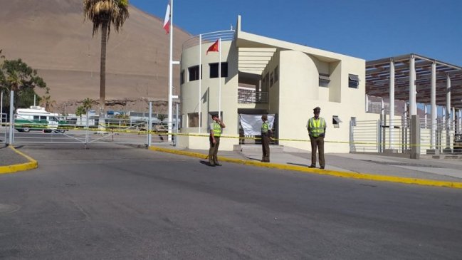 Más de tres horas se extendió reconstitución de escena por tiroteo en Escuela de Caballería de Iquique
