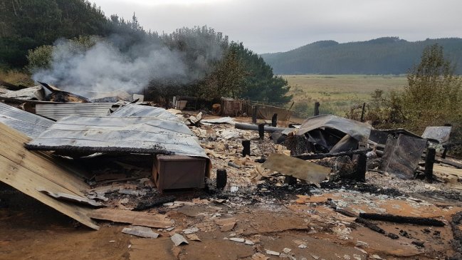 Cuidador de casa quemada en Tirúa: 
