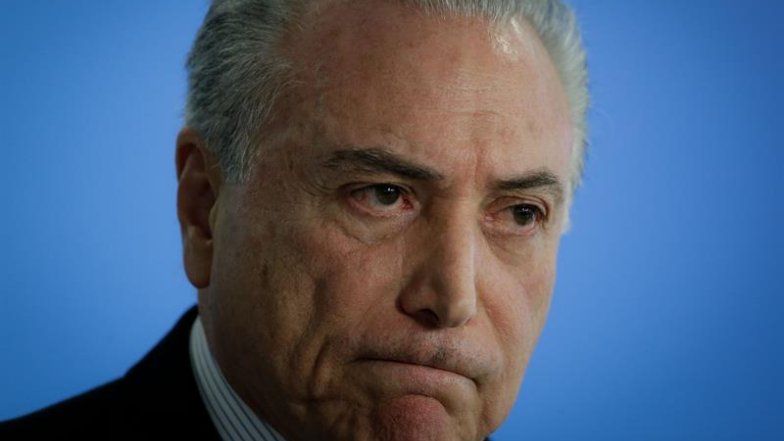 Temer pasó su primera noche en prisión y espera ser interrogado