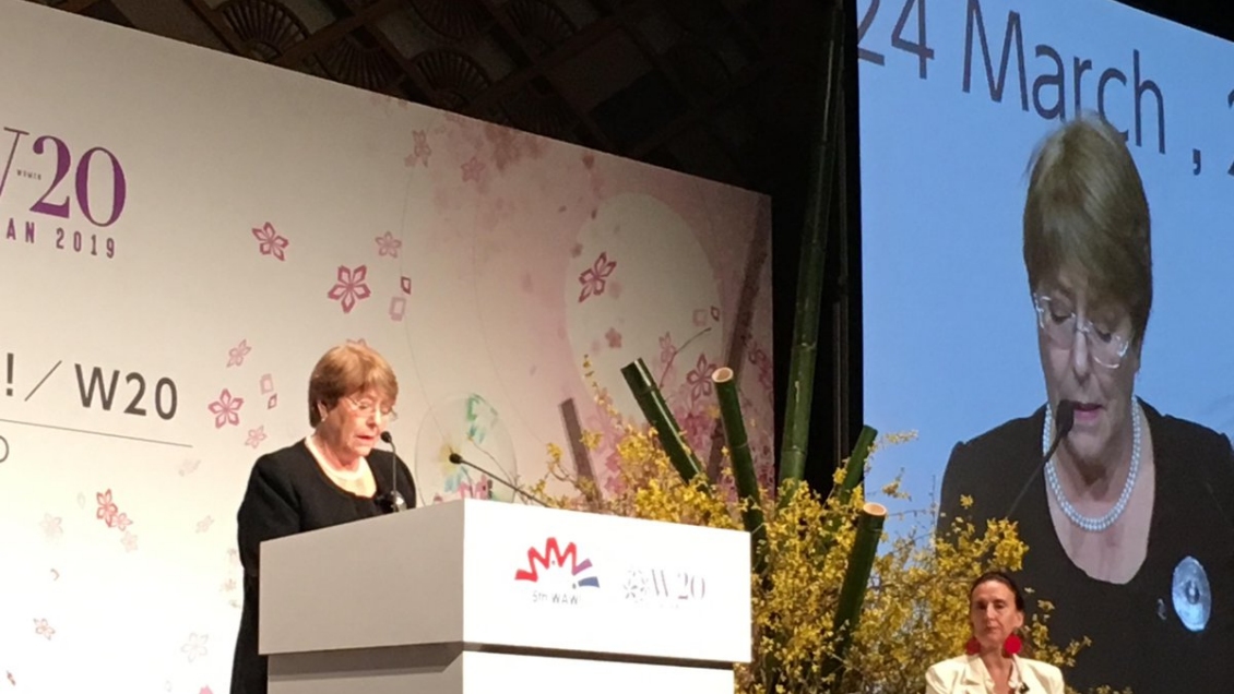 Michelle Bachelet: Es importante educar e incluir a la mujer en la gobernanza