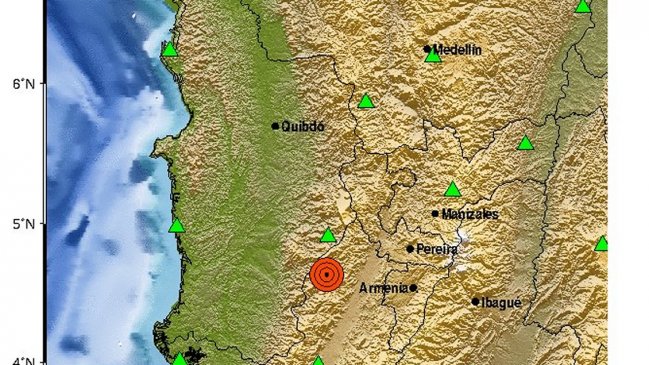 Fuerte temblor sacudió a varias ciudades de Colombia