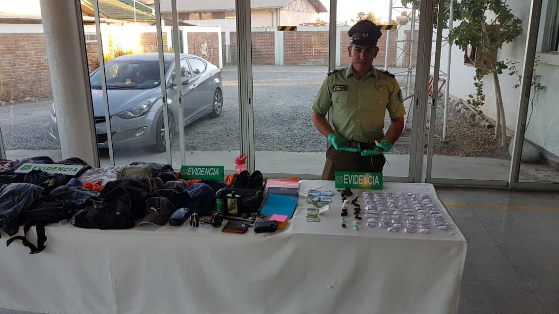 Talca: Cuatro sujetos fueron detenidos por robo y tráfico