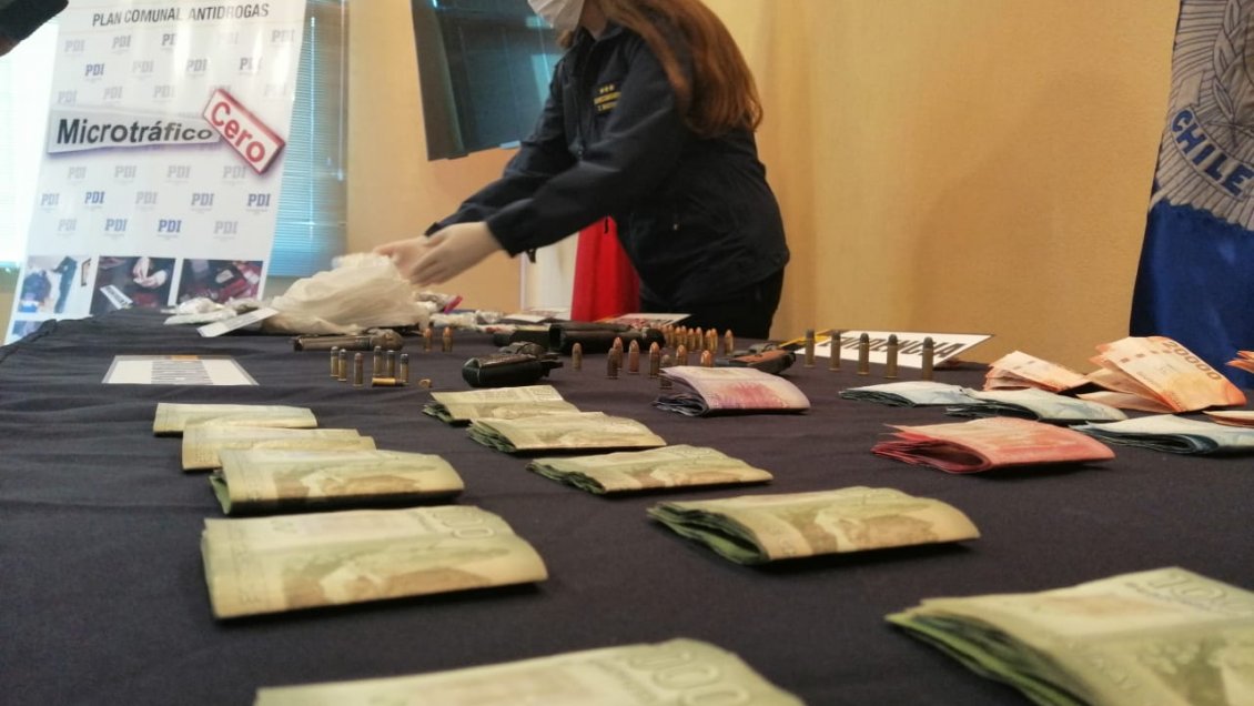 Drogas, armas y dinero en población de Coquimbo: Hay 10 formalizados