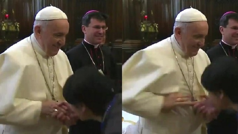 Video del papa Francisco esquivando a fieles se volvió viral y provocó variadas reacciones