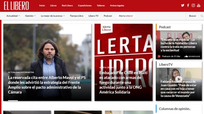 Büchi y sus socios inyectaron 400 millones a portal El Líbero