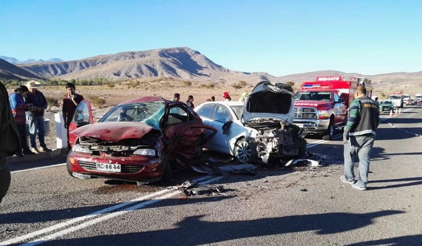 Una mujer fallecida y dos lesionadas dejó nuevo choque en la región de Coquimbo