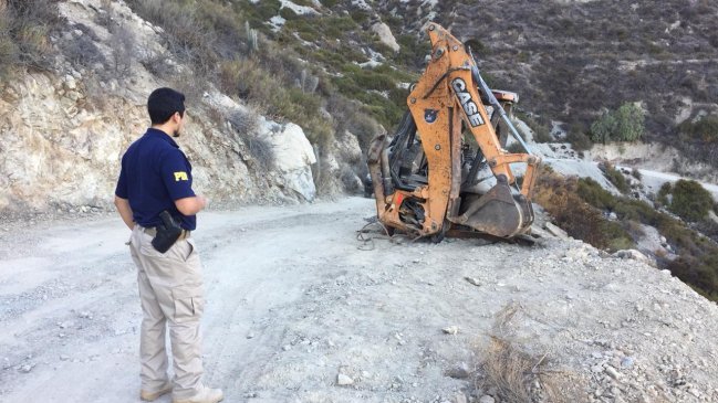 Desvalijaron retroexcavadora y robaron sus piezas avaluadas en 25 millones