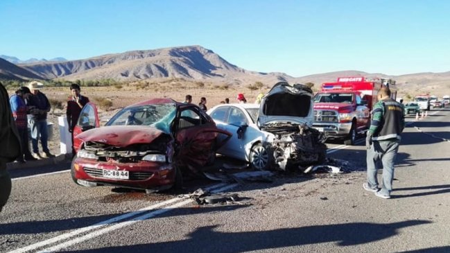 Una mujer fallecida y dos lesionadas dejó nuevo choque en la región de Coquimbo