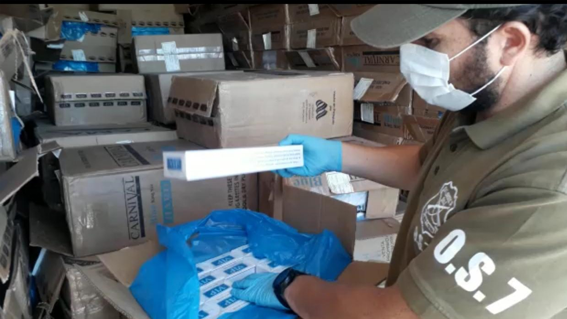 Incautan más de un millón de cajetillas de cigarros