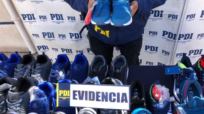Iquique: Detienen a sujetos por receptación de zapatillas