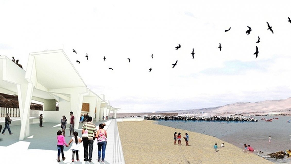 Inician la construcción de playa y caleta La Chimba en Antofagasta tras 10 años de espera