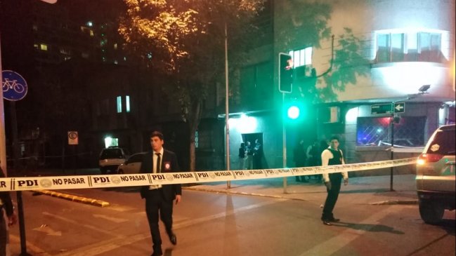 Balacera en pleno centro de Santiago motivó la intervención de la PDI