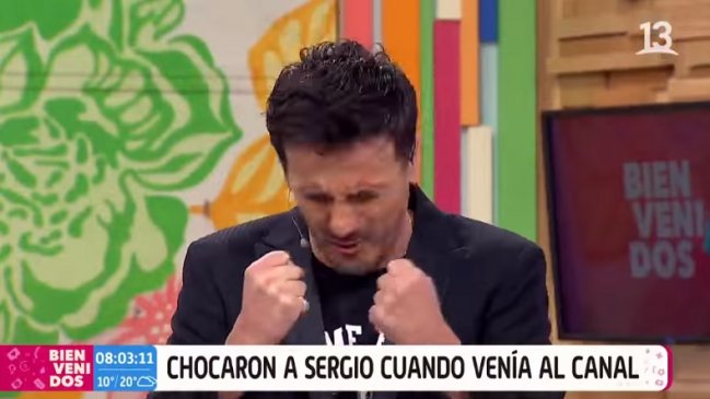 Sergio Lagos sufrió choque con una micro: Estoy indignadísimo