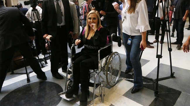 Pamela Jiles sufrió grave fractura: 