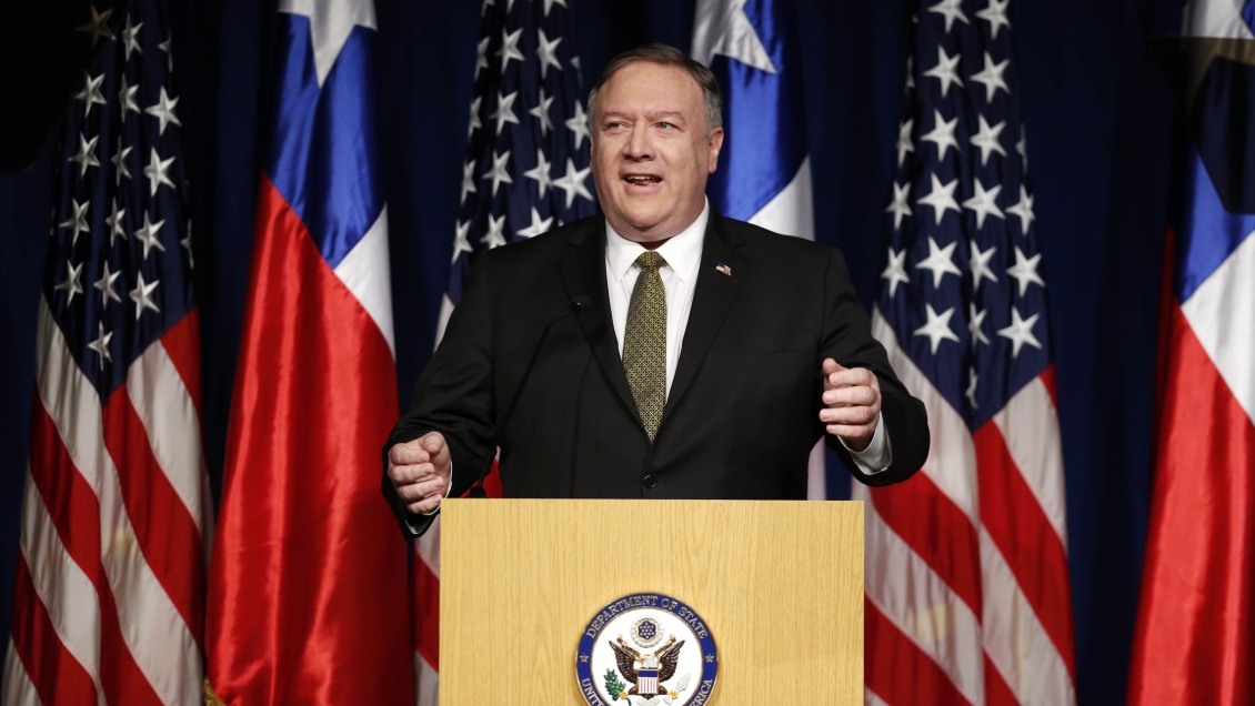 Mike Pompeo en Chile: 