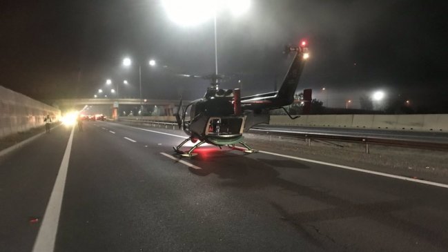 Carabinera resultó con graves lesiones tras persecución policial