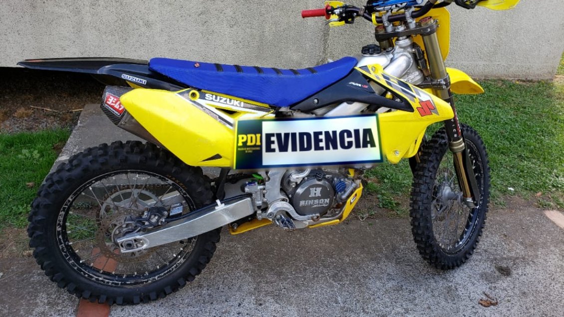 Motocicleta robada en Las Condes el año 2015 apareció en Temuco