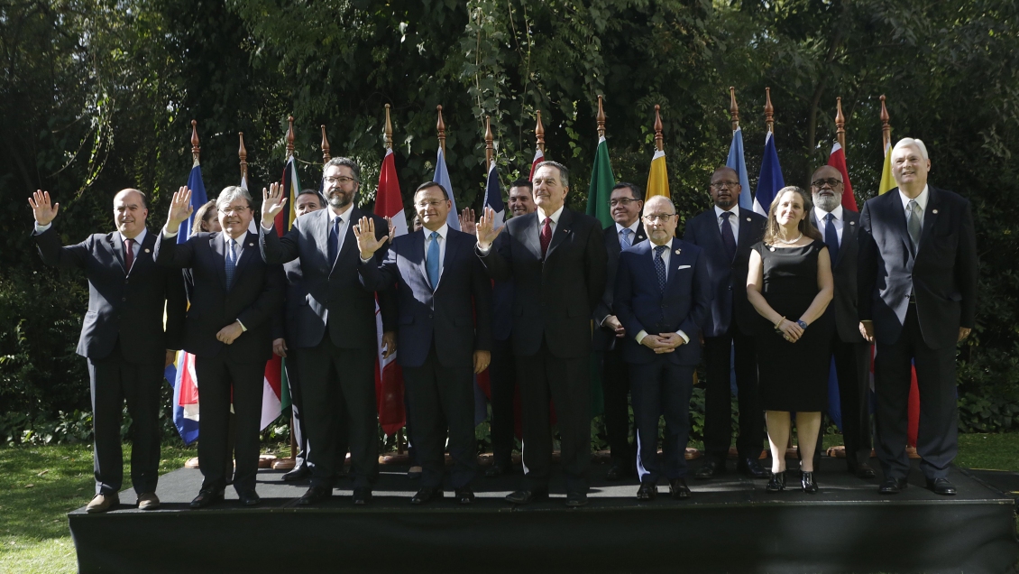 Grupo de Lima exhortó al restablecimiento de la democracia en Venezuela