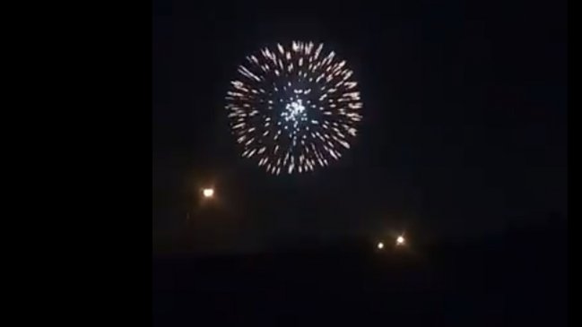 Fuegos artificiales alertaron a vecinos de Macul