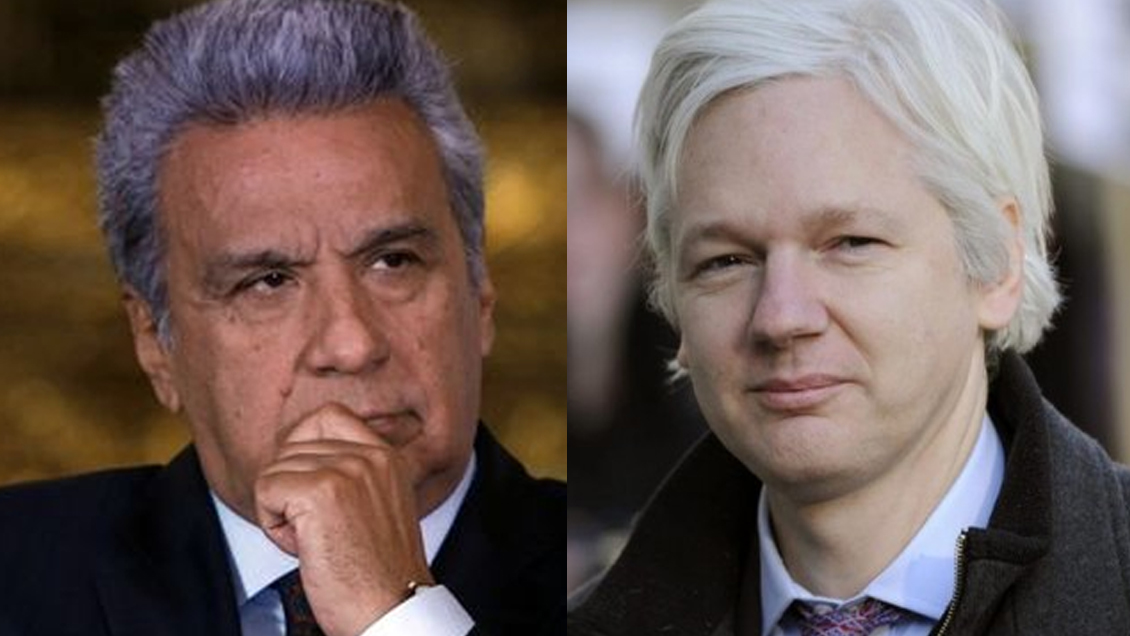 Lenin Moreno calificó a Julian Assange de 