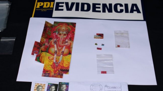 Decomisan en Chillán 397 dosis de LSD compradas en España con criptomonedas