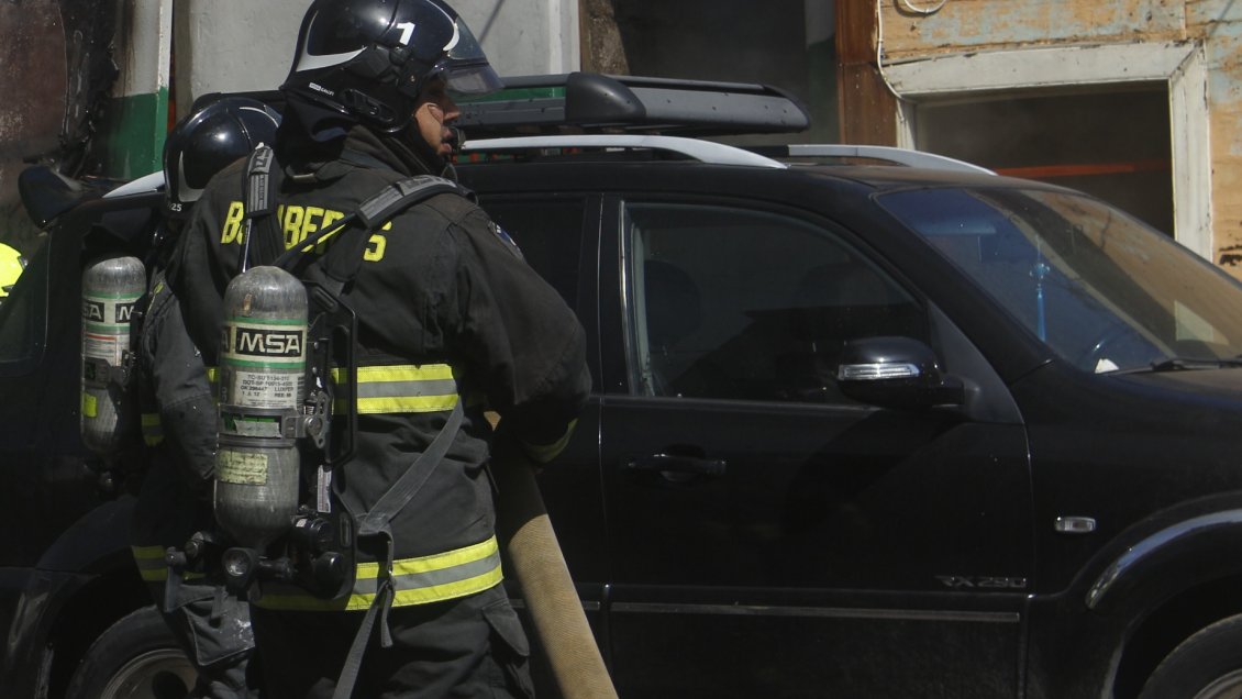 Incendio consumió cuatro casas en Lota