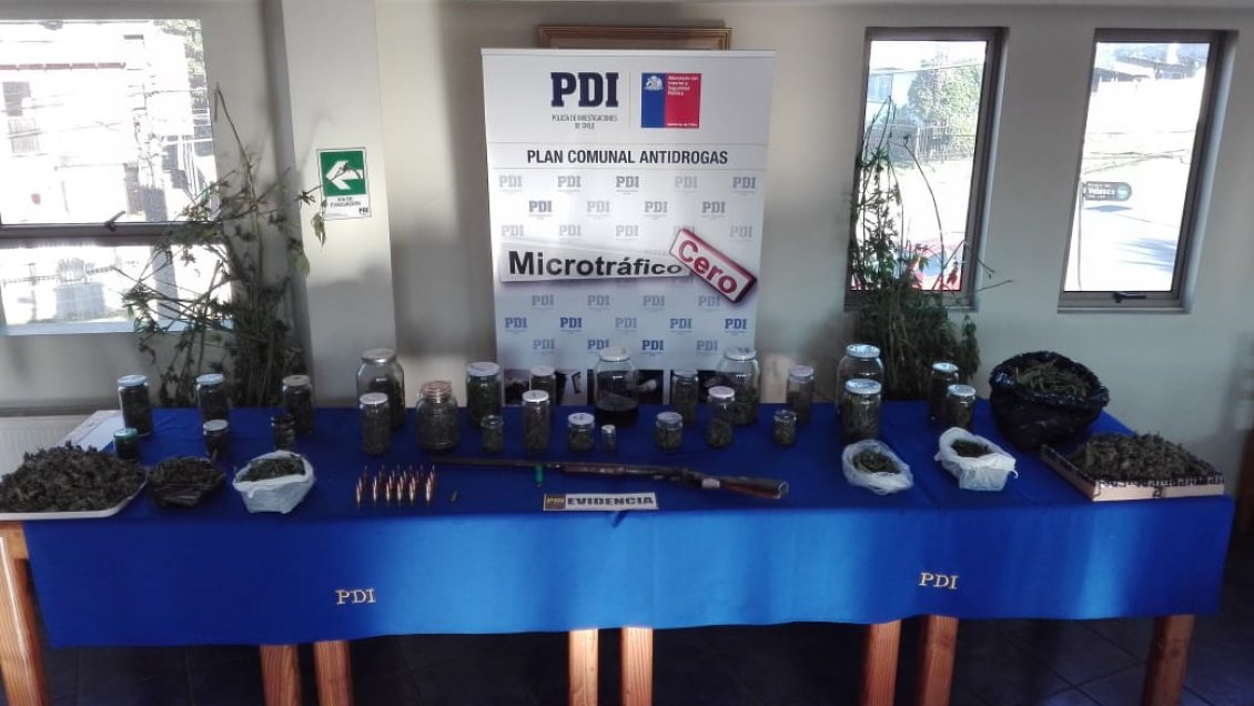 Una mujer integraba banda criminal de tráfico de drogas en Villarrica