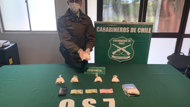 Carabineros decomisó más de 5.000 dosis de pasta base en La Araucanía