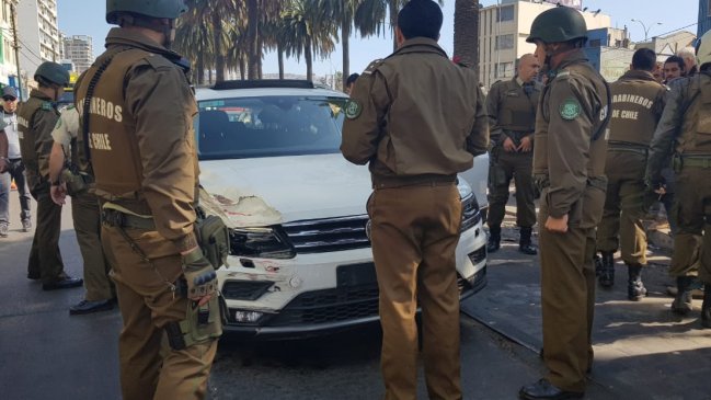 Valparaíso: Persecución entre carabineros y delincuentes terminó con balacera