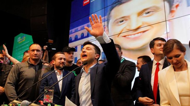 Ucrania eligió como presidente al cómico Vladímir Zelenski