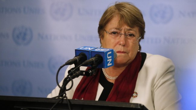  Bachelet: No hay que permitir el éxito de los que fomentan odio  