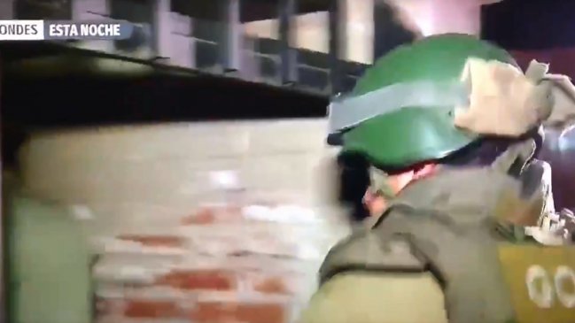 El fail de un carabinero del GOPE que sacó risas en redes sociales