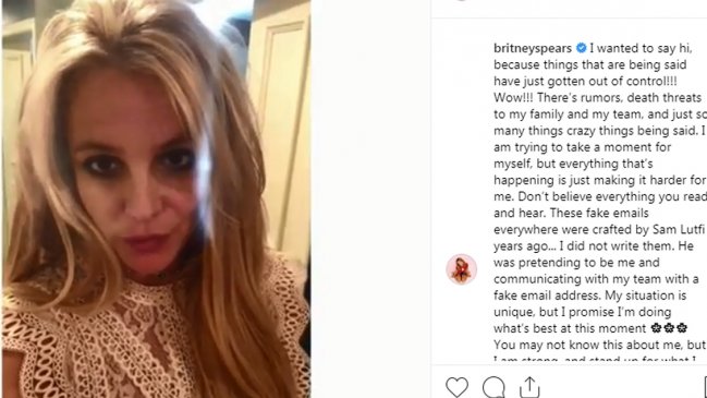 Britney Spears: Lo que necesito ahora mismo es un poco de privacidad