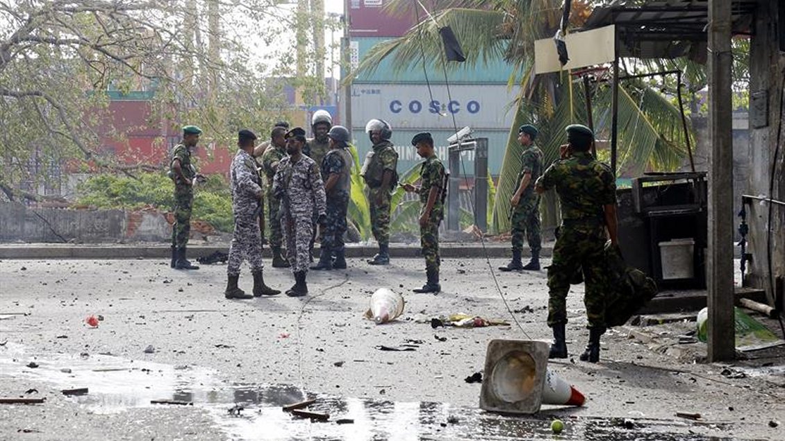 Operativo policial tras atentado dejó tres muertos en explosión y tiroteo en Sri Lanka