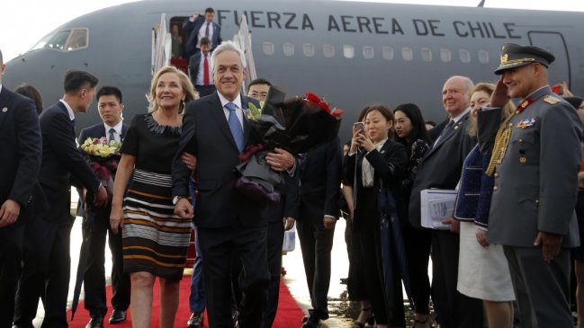 Presidente Piñera llegó a Shenzhen donde se reunirá con Huawei