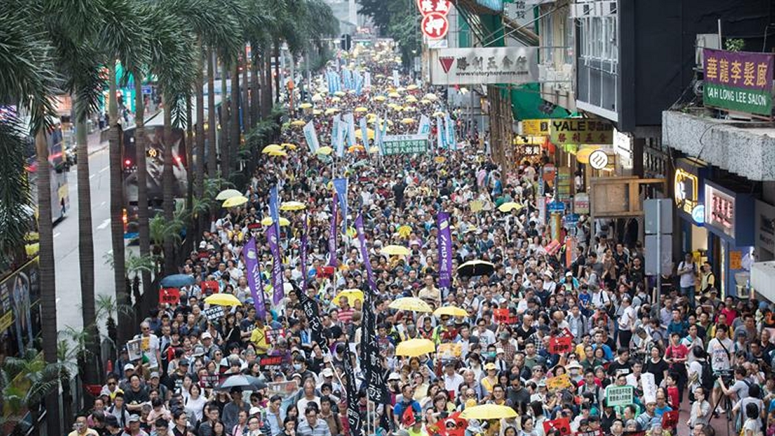 Hong Kong protesta para evitar las extradiciones a China