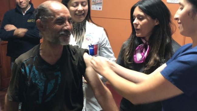 Chillán: 70 personas en situación de calle fueron vacunadas contra la influenza