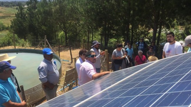 Promueven uso de energías renovables en sistemas de riego en Ñuble