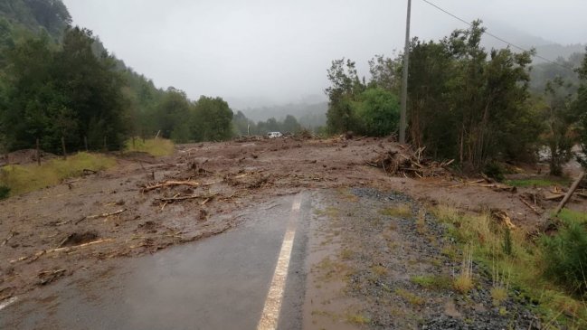 Temporal en Los Lagos: 477 personas y 64 viviendas afectadas