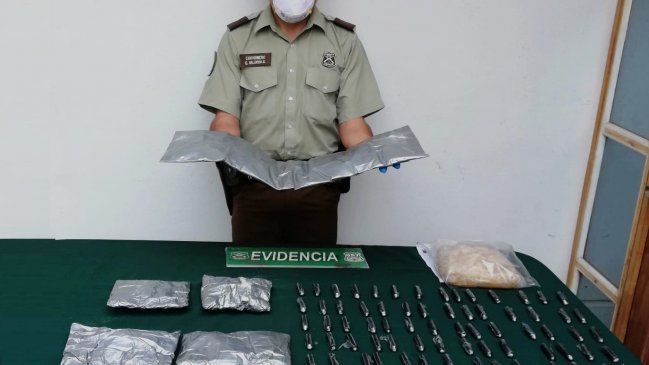 46 mil dosis de cocaína fueron sacadas de circulación en Arica